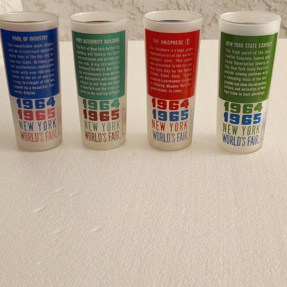 Set of eight New York 1964/65 World's Fair Glasses - Picture 4 of 10